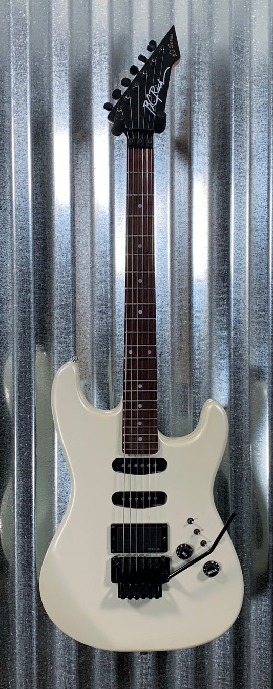 BC Rich NJ Series ST-III SSH Pearl White Guitar & Gig Bag Japan 1987- 88 #2512 Used