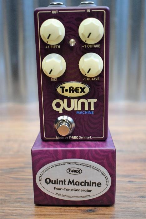 T-Rex Quint Machine 4 Tone Generator Octave & Fifth Guitar Effects Pedal Demo