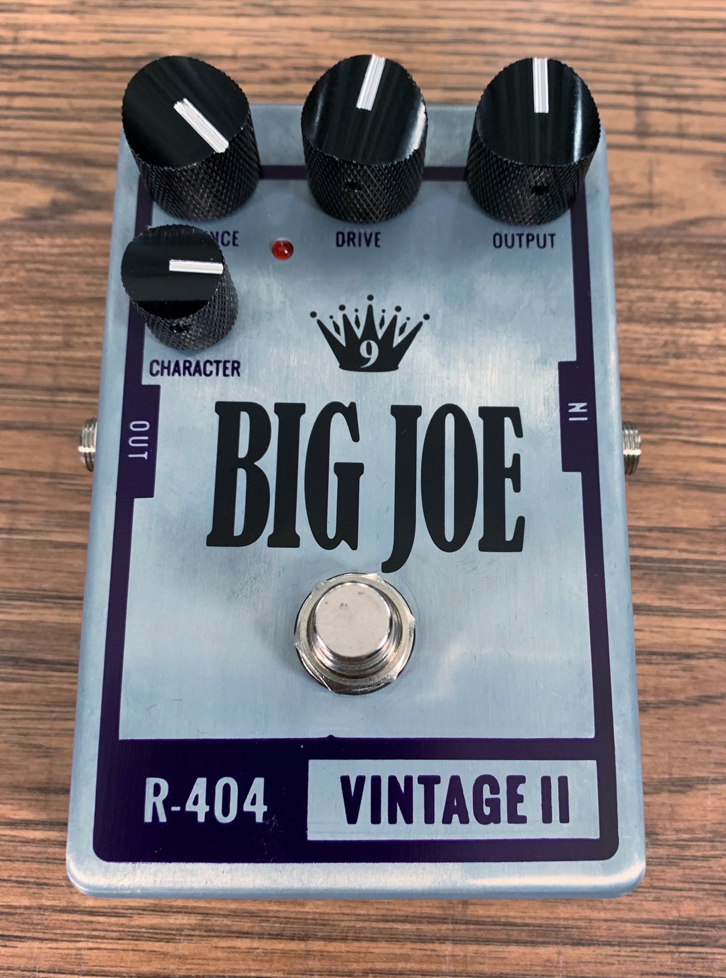 Big Joe Stomp Box Analog Vintage II R-404 Raw Series Overdrive Guitar Effects Pedal