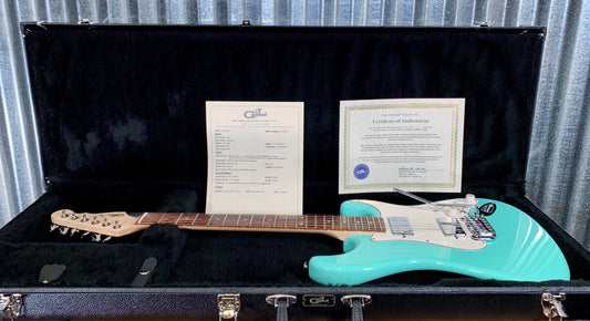 G&L USA  Fullerton Custom Legacy HH Surf Green Guitar & Case 2019 #2107