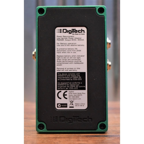 Digitech X Series Bass Synth Wah Envelope Filter Effect Pedal Demo