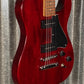 G&L Tribute ASAT JR II Transparent Red Guitar Junior 2 Blem #7056
