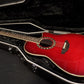Ovation 2077 AX Acoustic Electric Guitar in Cherry Cherry Burst & Case #1739