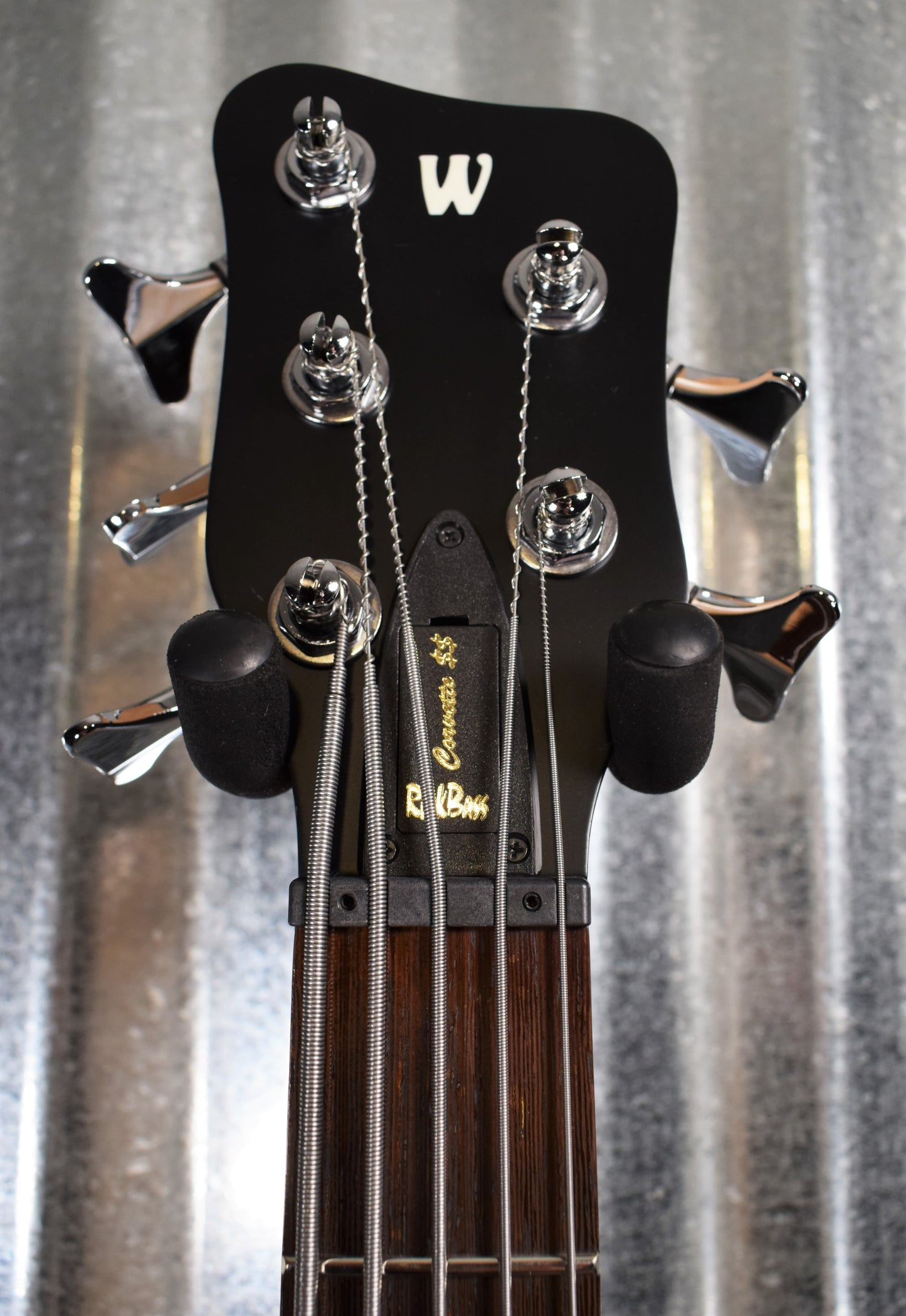 Warwick Rockbass Corvette $$ Double Buck Burgundy 5 String Bass & Bag #0218