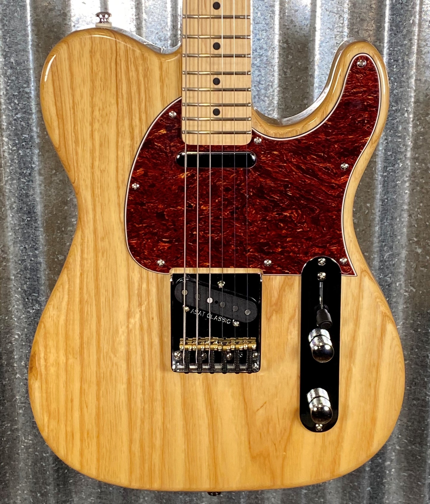 G&L Tribute ASAT Classic Seymour Duncan Vintage Broadcaster Natural Guitar #3515