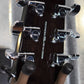 Hamer Archtop Flame Trans Black Double Cut Guitar SATF-TBK #0208