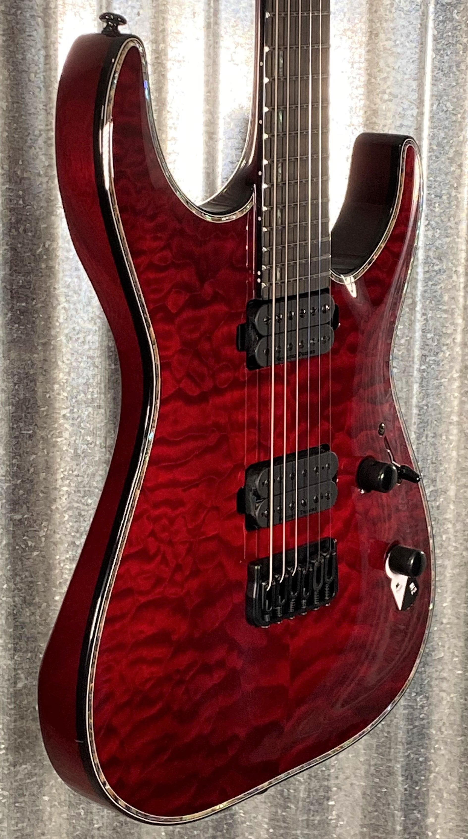 ESP LTD H-1001 See Thru Black Cherry Seymour Duncan Guitar LH1001WMSTBC  #2435