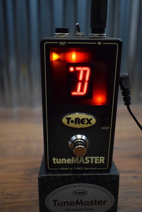 T-Rex Engineering Tunemaster Buffered Guitar Bass Chromatic Tuner Demo #176