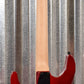 ESP LTD M-200FM See Thru Red Flame Top Guitar LM200FMSTR #0329