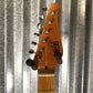 Jet JS800 Relic BK Strat Style Hard Tail Guitar Black Distressed #0004