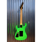 BC Rich Gunslinger Retro Neon Green Single Humbucker Floyd Rose Guitar Used