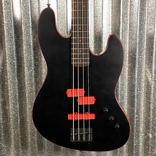 ESP LTD FBJ-400 Frank Bello 4 String Bass EMG PJ Black Satin #0454 Used
