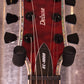 ESP LTD EC-1000 Quilt Top See Through Black Cherry EMG Guitar LEC1000STBC #1224 Demo