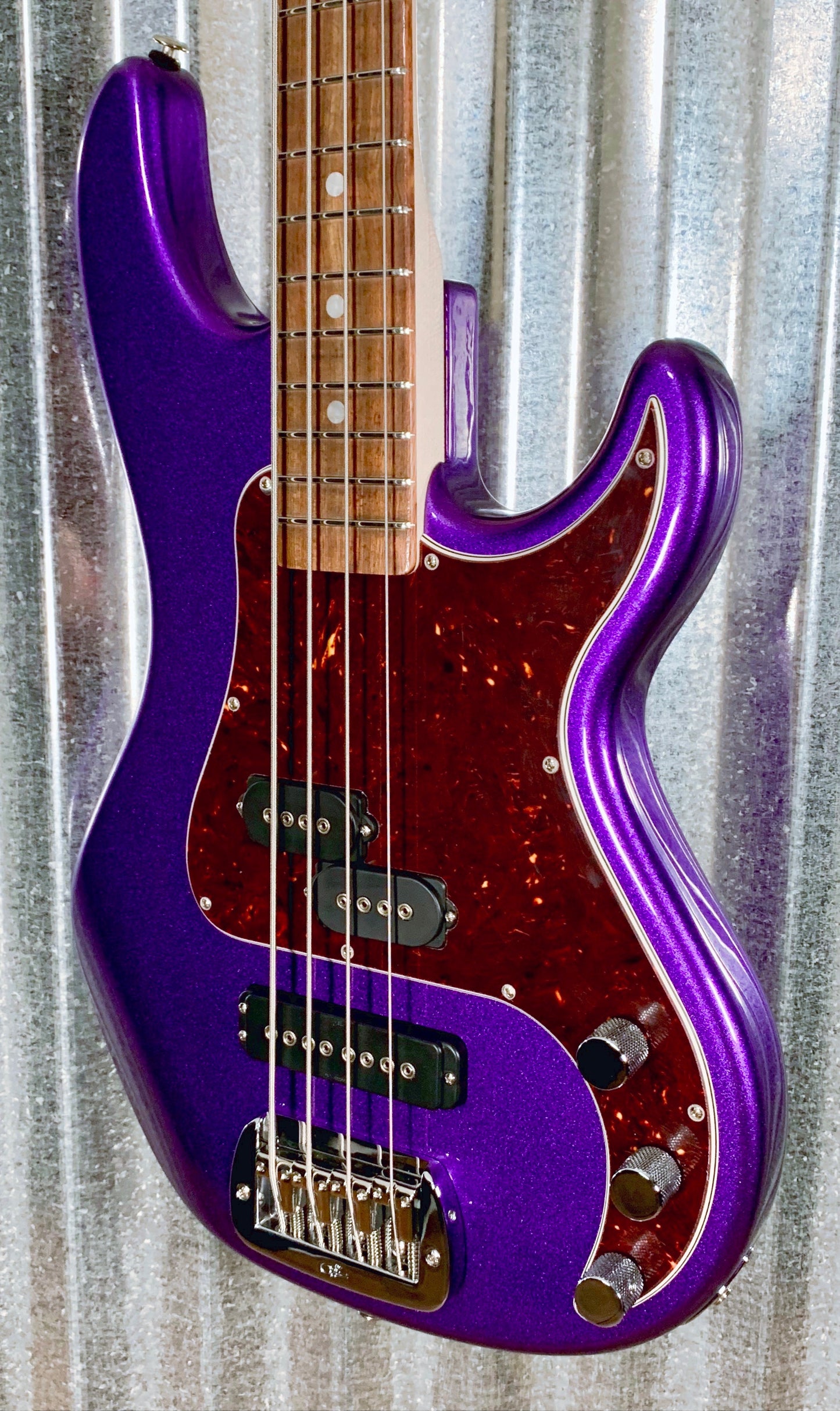 G&L USA Fullerton Custom SB2 Royal Purple 4 String Bass & Case SB-2 #2132