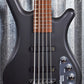 Warwick Rockbass Corvette Basic Satin Nirvana Black Active 5 String Bass & Bag #3720