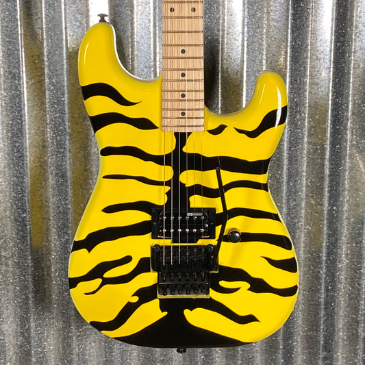 ESP LTD GL-200MT George Lynch Yellow Tiger Stripe Graphic Guitar #2760 Used