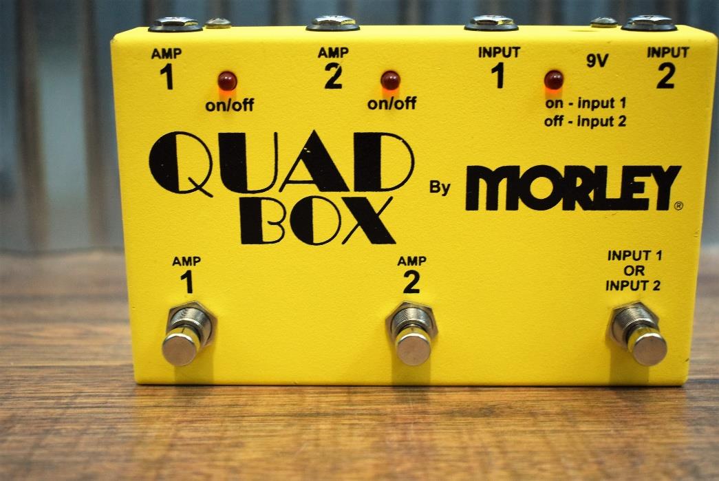 Morley Pedals Quad Box Selector Combinor Switch Guitar Effect Pedal