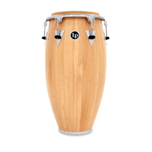 LP Latin Percussion Classic Top Tuning 11 3/4" Wood Conga Natural Chrome LP559T-AWC