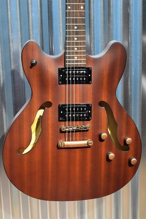 Washburn HB32DMK Distressed Matte Mahogony Semi Hollow Guitar #91003