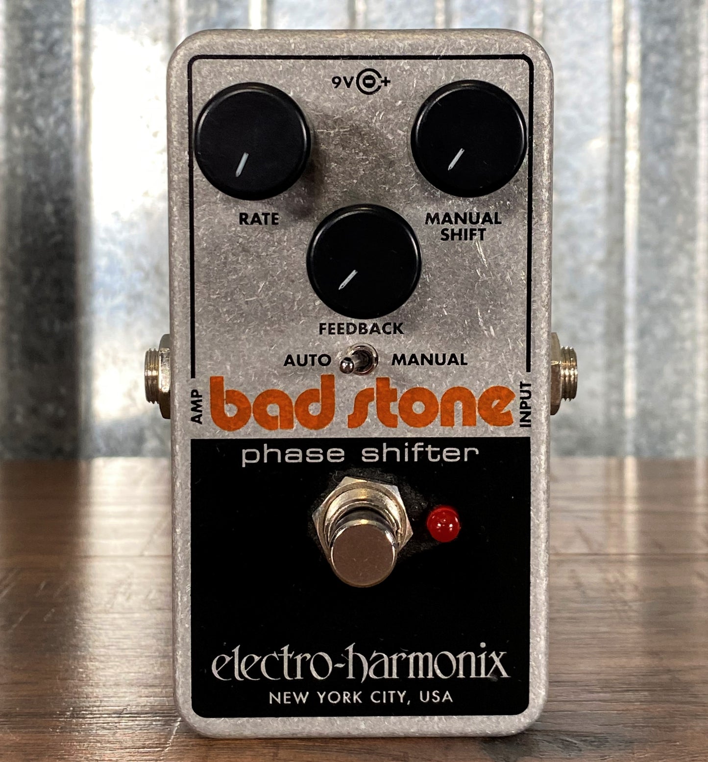 Electro-Harmonix EHX Bad Stone Phase Shifter Guitar Effect Pedal Used