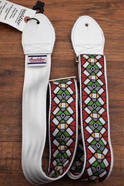 Souldier Straps Vintage 0178 - Stained Glass - Yellow/Grey / Red / Green