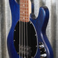 Sterling by Music Man Stingray 4 String Bass Trans Blue Satin Bass RAY4-TBLS-R1 #3935