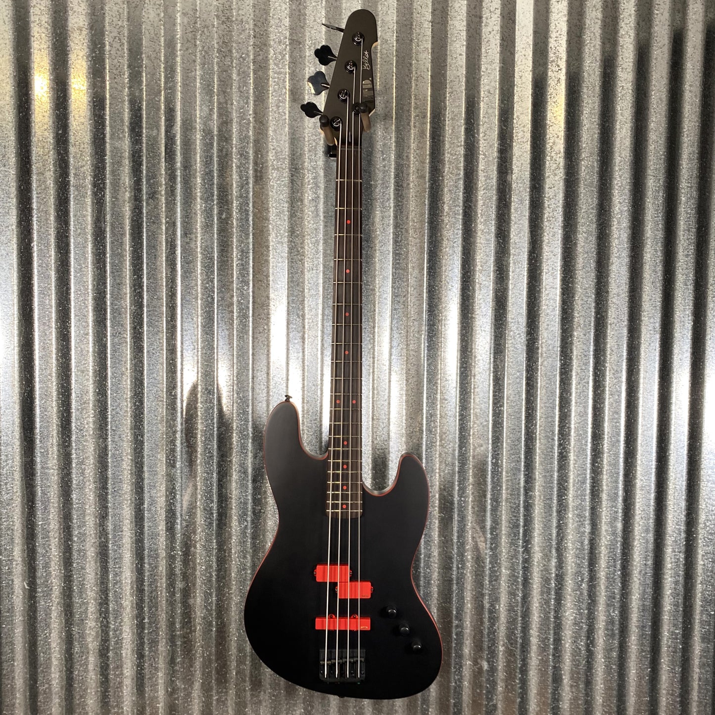 ESP LTD FBJ-400 Frank Bello 4 String Bass EMG PJ Black Satin #0305 Used