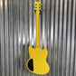 Westcreek Racer Offset SG Yellow Solid Body Guitar #0068 Used