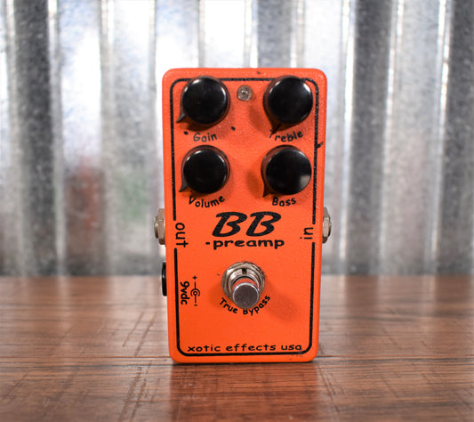 Xotic BB Preamp Boost Distortion Guitar Effect Pedal Used