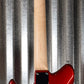 G&L Guitars Tribute Fallout Bass Short Scale 4 String Candy Apple Red #2037 Demo