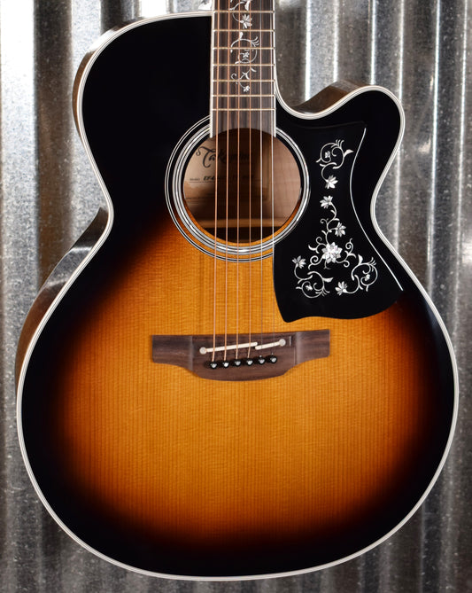 Takamine EF450C Brown Sunburst Acoustic Electric Guitar & Case EF450SCTTBSB #0837 Used