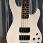 G&L Tribute M-2000 GTB 4 String Carved Top Gloss White Bass M2000 #7571