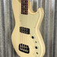 G&L USA Custom Fallout 4 String Short Scale Bass Vintage White & Bag #8044