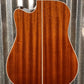 D'Angelico Premier Bowery Dreadnought CE Iced Tea Burst Acoustic Electric Guitar #5267