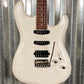Musi Capricorn Fusion HSS Superstrat Pearl White Guitar #0130 Used
