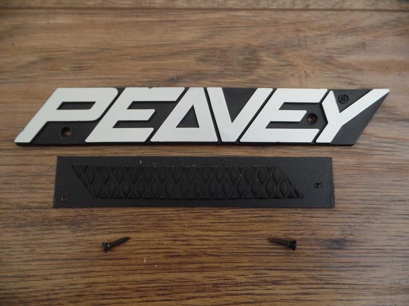 Peavey Logo Badge Nameplate New Design for Amplifier or Speaker Cabinet
