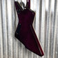 Westcreek Revenge Explorer Flame Transparent Purple Burst Guitar #0073 Used