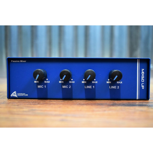 Australian Monitor AV Contractor Tools Mixed Up Passive 4 Channel Mic Line Mixer