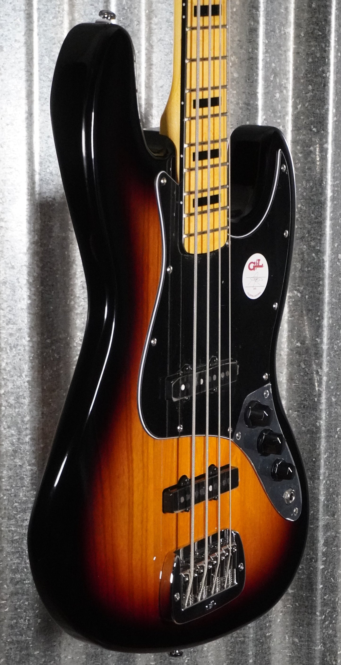 G&L Tribute JB 3-Tone Sunburst 4 String Bass #4238 Used