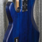 Sterling by Music Man Stingray 4 String Bass Trans Blue Satin Bass RAY4-TBLS-R1 #3949