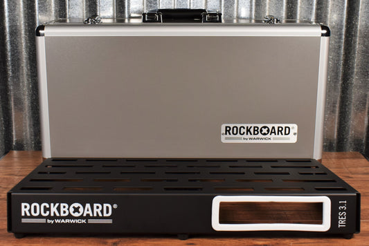 Warwick Rockboard Tres 3.1 C Guitar Effect Pedalboard & Flight Case