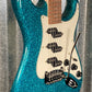 G&L USA Comanche Turquoise Metal Flake Guitar & Case #7175