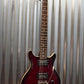 Hamer The Archtop Flame Dark Cherry Wilkinson Electric Guitar #828