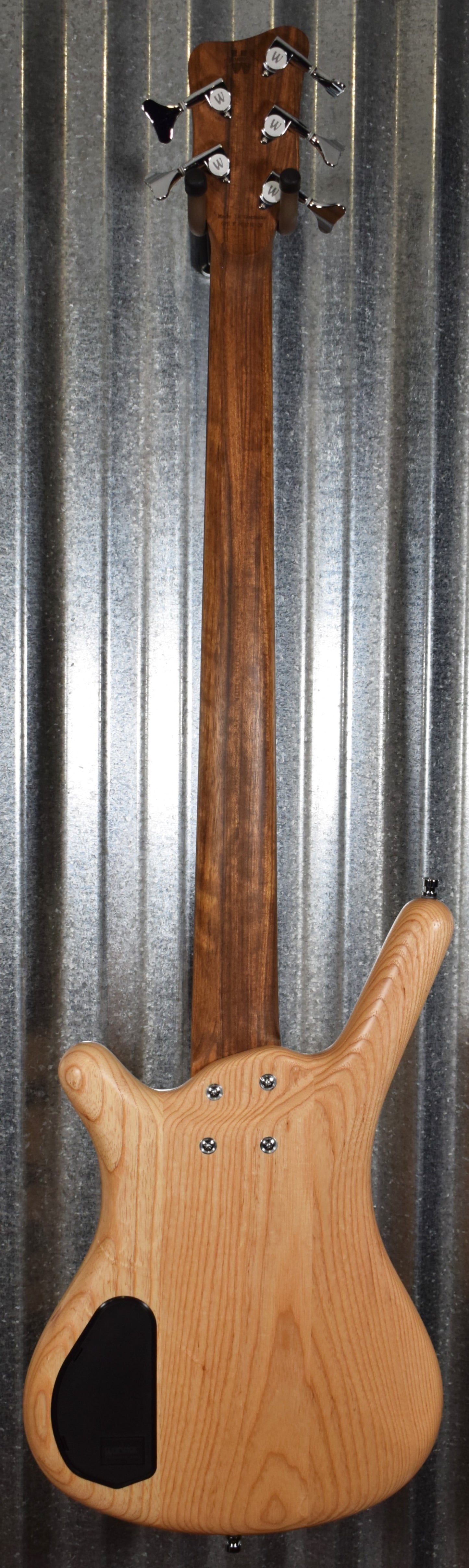 Warwick German Pro Series Corvette 5 String Active Bass Natural Ash & Bag #9020