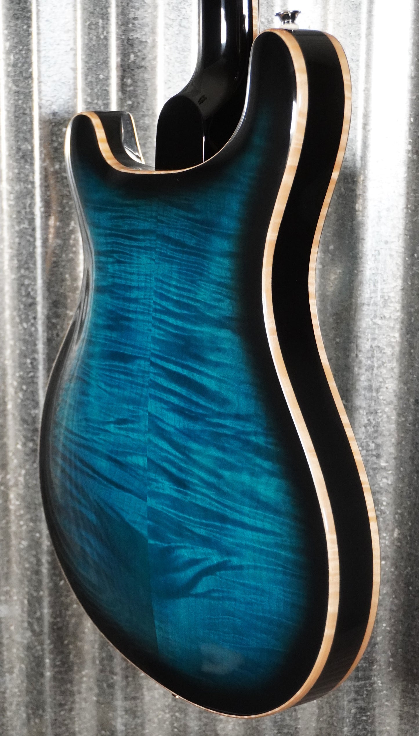 PRS Paul Reed Smith SE Hollowbody II Piezo Peacock Blue Guitar & Case #3177