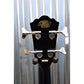 Washburn AB10BK Gloss Black Acoustic Electric Bass & Gig Bag #3471
