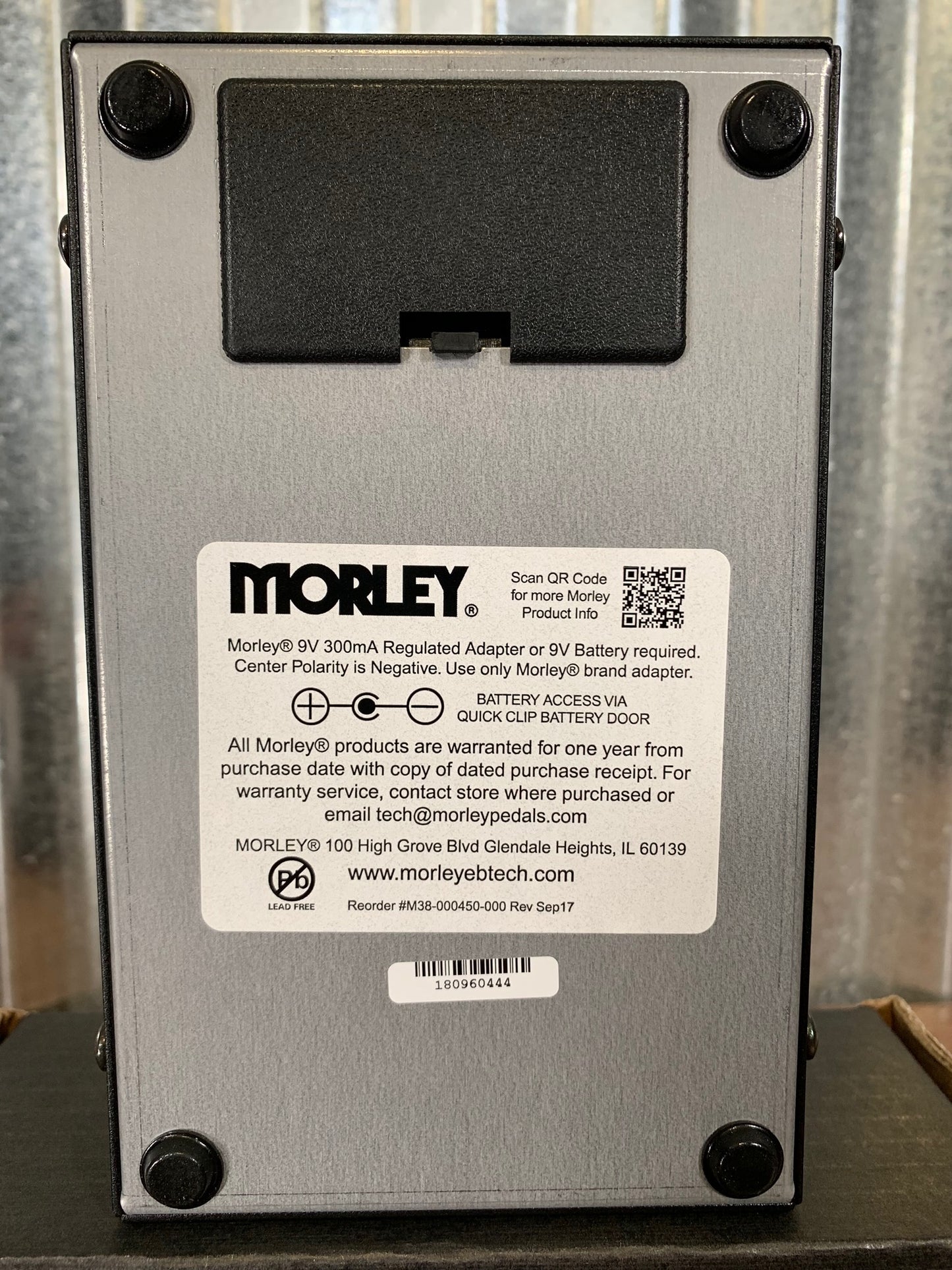 Morley MTSW Maverick Mini Switchless Optical Wah Guitar Effect Pedal