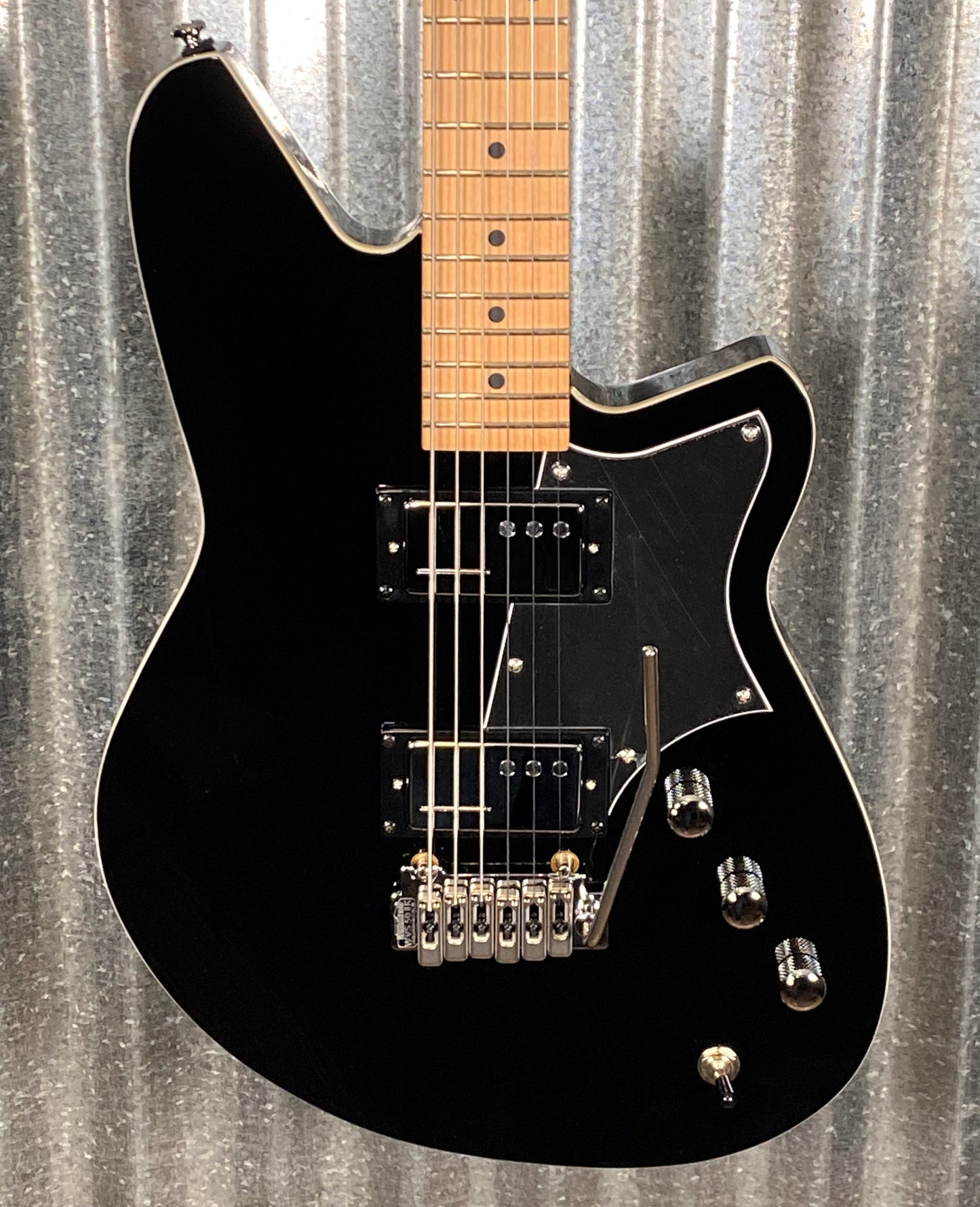 Reverend Guitars Descent W Midnight Black Baritone Guitar #5071