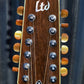 ESP LTD TL Series TL-12 Thinline Acoustic Electric 12 String Guitar & Case TL12BKL #1912