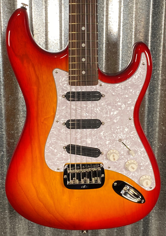 G&L USA Legacy Special Cherryburst Guitar & Case #5224